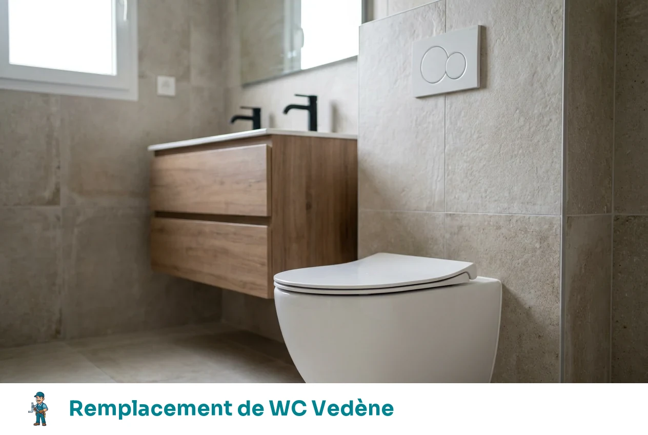 Remplacement de WC à Vedène