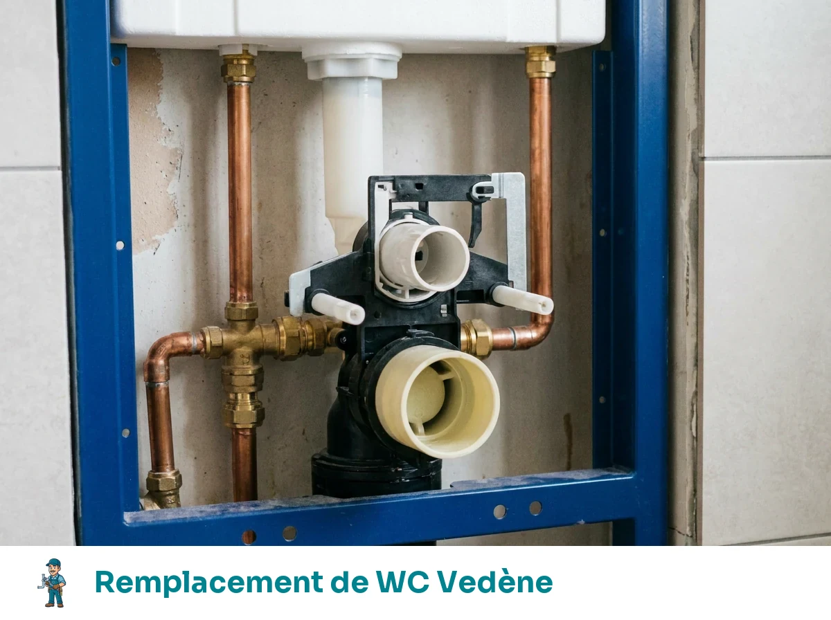 Remplacement de WC à Vedène